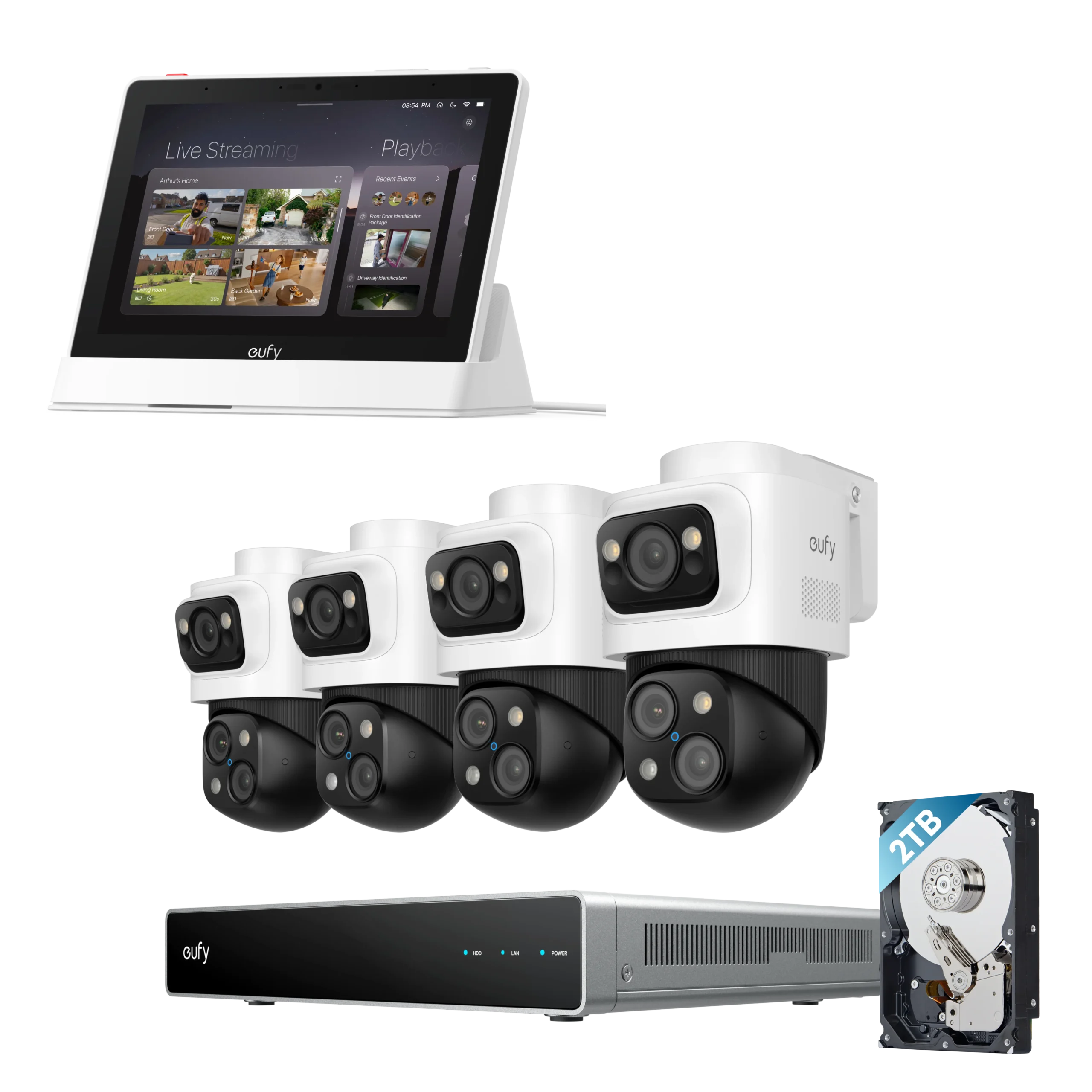 eufy HomeBase bundle — complete home security system with cameras